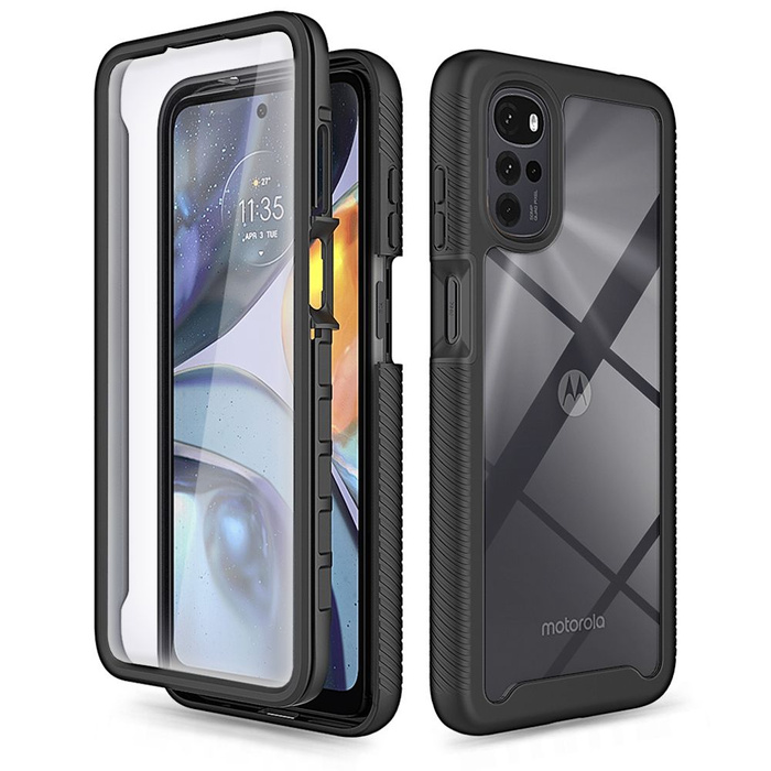 Etui Motorola Moto G22 / E32 / E32s Tech-Protect Defense360 Case Czarny