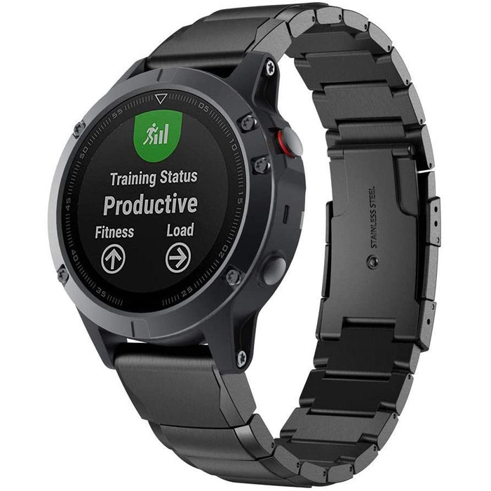 Pasek Garmin Fenix 3/5 X/3 Hr/5X Plus TECH-PROTECT Steelband (26 Mm) Czarny