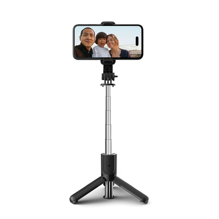 Statyw L01S Tech-Protect Wireless Selfie Stick Tripod czarny