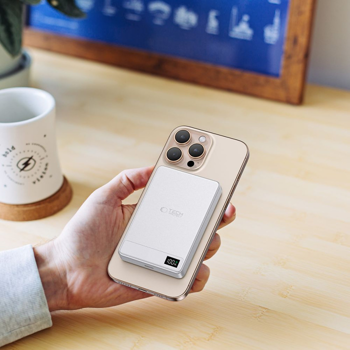 TECH-PROTECT PB33 LIFEMAG MAGSAFE POWER BANK 5000MAH SILVER