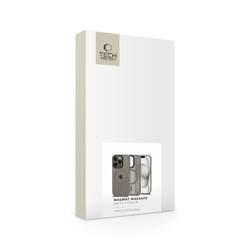 Etui Iphone 15 Pro Max Tech-protect Magmat Magsafe Matte Titanium Case w kolorze tytanowym