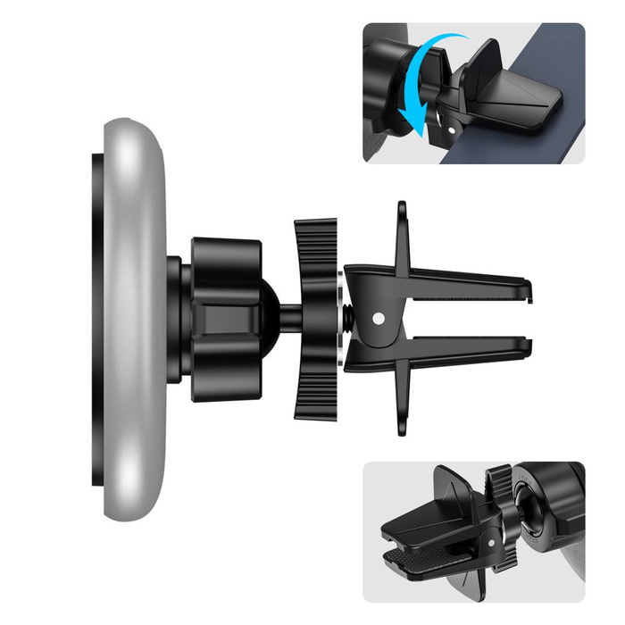 Uchwyt A2 Tech-Protect Magnetic Magsafe Vent Car Wireless Charger 15W czarny