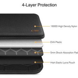 TECH-PROTECT HARDPOUCH LAPTOP 13-14 BLACK/ORANGE