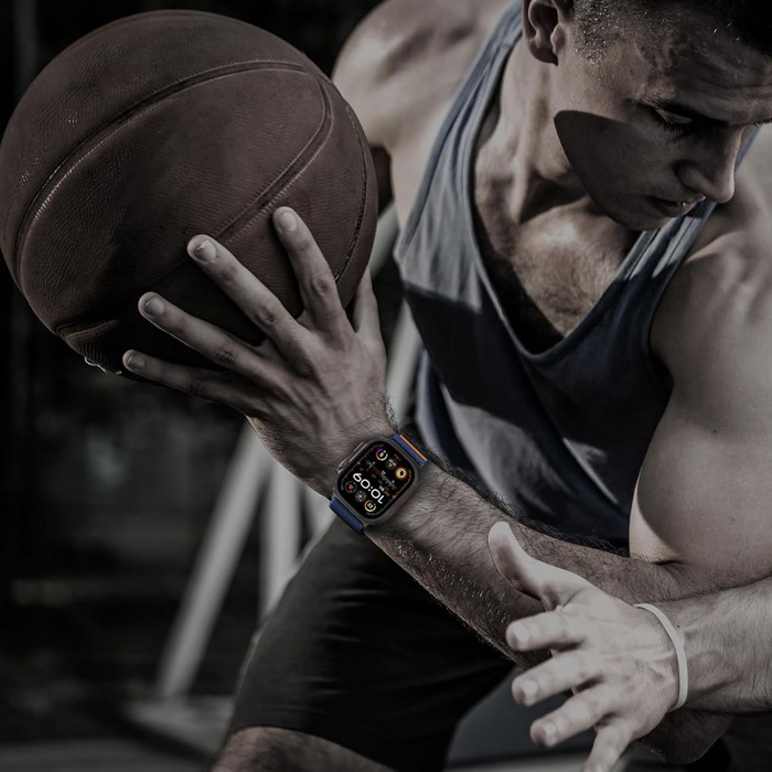 TECH-PROTECT NYLON CLASP APPLE WATCH 6 / 7 / 8 / 9 / 10 / SE / ULTRA 1 / 2 (44 / 45 / 46 / 49 MM) NAVY