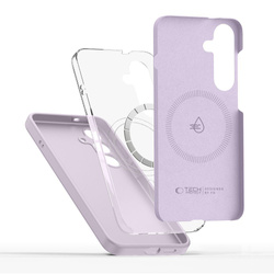 TECH-PROTECT LIQUID SILICONE MAGSAFE GALAXY S25 EDGE MAUVE