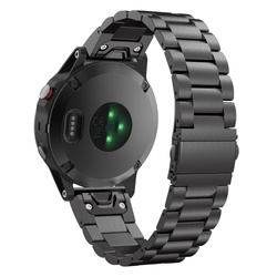 Pasek Garmin Fenix 3 / 5X / 3 Hr / 5X Plus / 6X / 6 X Pro / 7X Tech-Protect Stainless Czarny
