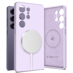 Etui TECH-PROTECT LIQUID SILICONE MAGSAFE GALAXY S25 ULTRA MAUVE