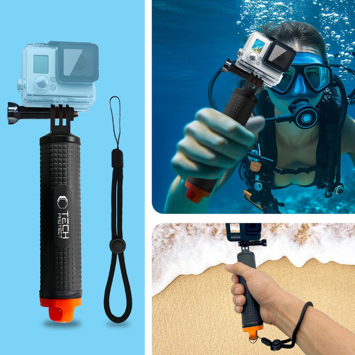 TECH-PROTECT GA100 FLOAT HAND GRIP GOPRO / DJI BLACK
