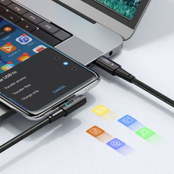 Kabel USB-c Ultraboost Tech-Protect ”l” 60w/6a 200cm Szary