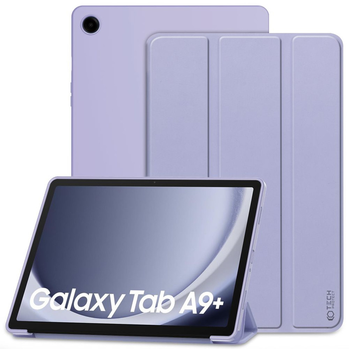 Etui Samsung Galaxy Tab A9+ Plus X210 / X215 / X216 Tech-protect Smartcase fioletowy