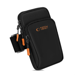 TECH-PROTECT M7 UNIVERSAL SPORT ARMBAND BLACK/ORANGE