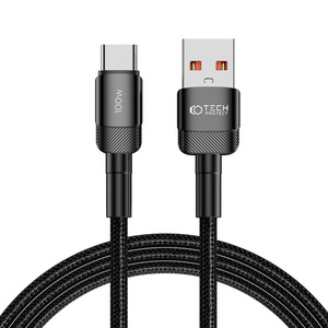 Kabel USB-C Ultraboost Evo Tech-protect 100w/5a 200cm czarny