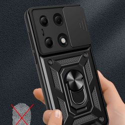 Etui Tech-protect Camshield Pro Xiaomi Redmi Note 13 Pro 4g / Lte / Poco M6 Pro 4g / Lte Black Case