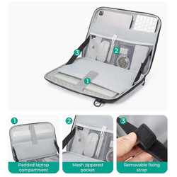 TORBA NA LAPTOPA 13-14 TECH-PROTECT RANGER-X TACTICAL CZARNA