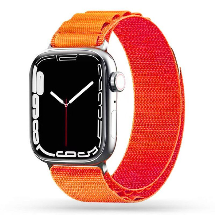 Pasek Apple Watch 4 / 5 / 6 / 7 / 8 / Se Tech-protect Nylon Pro 38 / 40 / 41 Mm Pomarańczowy