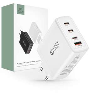Ładowarka NC100W-GAN Tech-Protect 4-Port Network Charger PD100W/QC3.0 biała