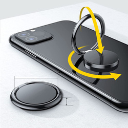 Uchwyt Magnetic Phone Tech-Protect Ring Czarny
