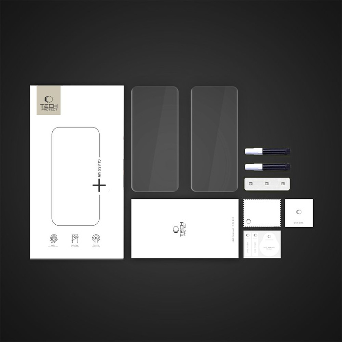 SZKŁO HARTOWANE TECH-PROTECT GLASS UV+ 2-PACK MOTOROLA EDGE 60 FUSION CLEAR