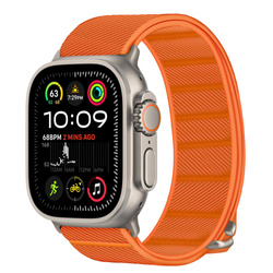 TECH-PROTECT NYLON SLIP APPLE WATCH 6 / 7 / 8 / 9 / 10 / SE / ULTRA 1 / 2 (44 / 45 / 46 / 49 MM) ORANGE