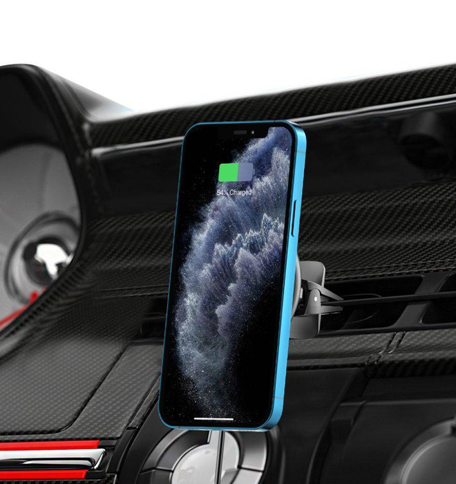 Uchwyt A2 Tech-Protect Magnetic Magsafe Vent Car Wireless Charger 15W czarny