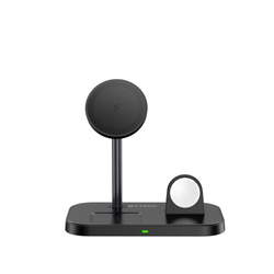 Ładowarka A22 Tech-Protect Qi15W 3in1 Magnetic Magsafe Wireless Czarna