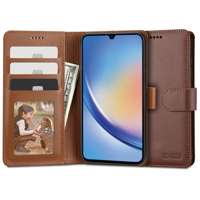 Etui Galaxy A34 Tech-protect Wallet 5G Case Brązowy