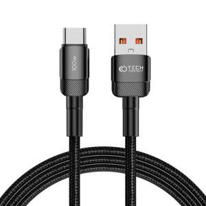 Kabel USB-C Ultraboost Evo Tech-protect 100w/5a 200cm czarny