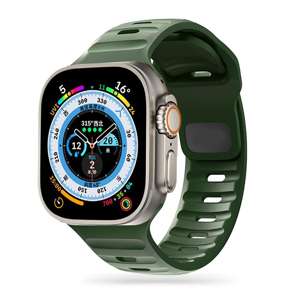 Pasek Apple Watch 4 / 5 / 6 / 7 / 8 / Se Tech-Protect Iconband Line 38 / 40 / 41 Mm Zielony Wojskowy