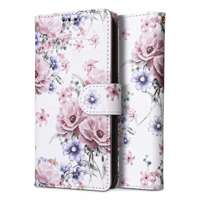 Wallet Xiaomi Redmi Note 12 Pro / Poco X5 Pro 5G Tech-Protect Blossom Flower różowy kwiatowy