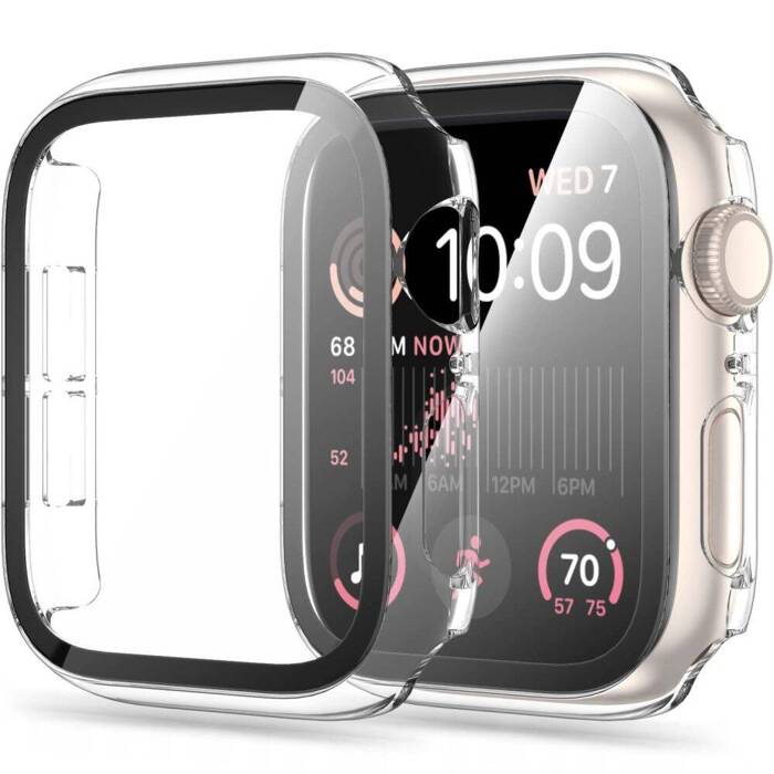 Etui Apple Watch 4 / 5 / 6 / Se Tech-protect Defense360 Clear Case Przejrzyste