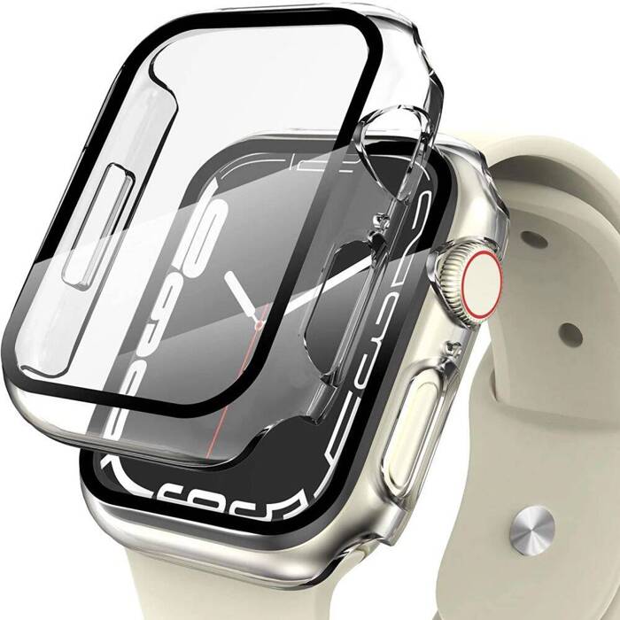 Etui Apple Watch 7 TECH-PROTECT Defense360 Clear Case 41 MM Przezroczysty