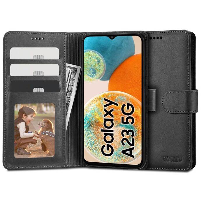 Etui Galaxy A23 Tech-protect Wallet 5G Czarny