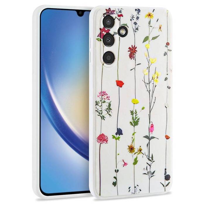 Etui Galaxy A34 5G Tech-Protect Mood Garden Biały Case