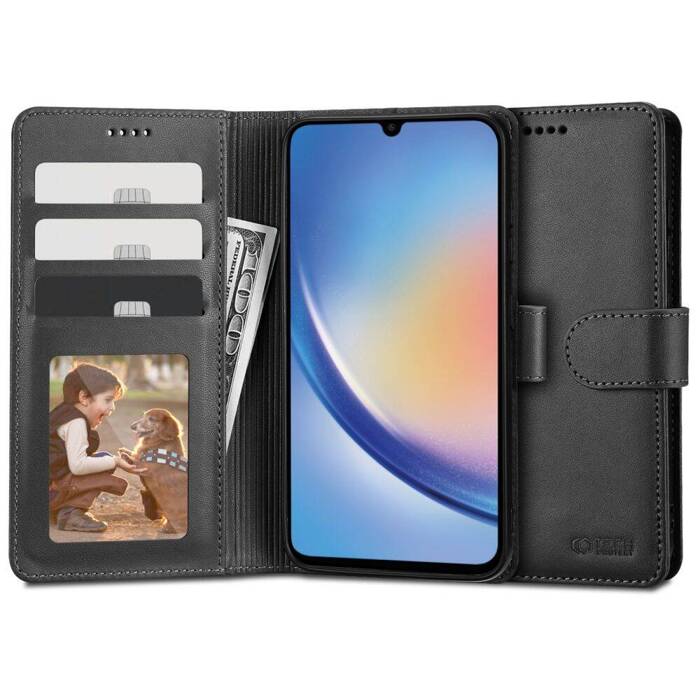 Etui Galaxy A34 Tech-protect Wallet 5G Case Czarny