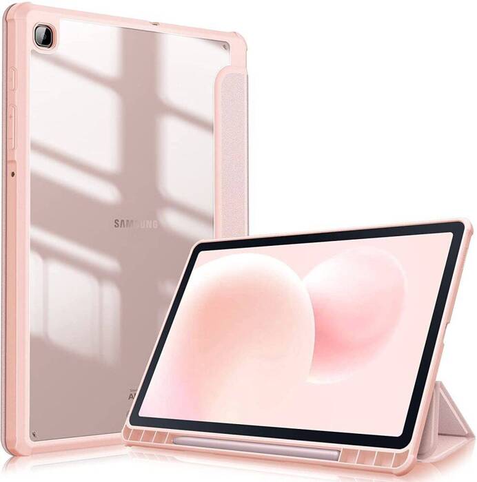 Etui Galaxy Tab S6 Lite 10.4 2020 / 2022 Tech-protect Smartcase Hybrid różowy