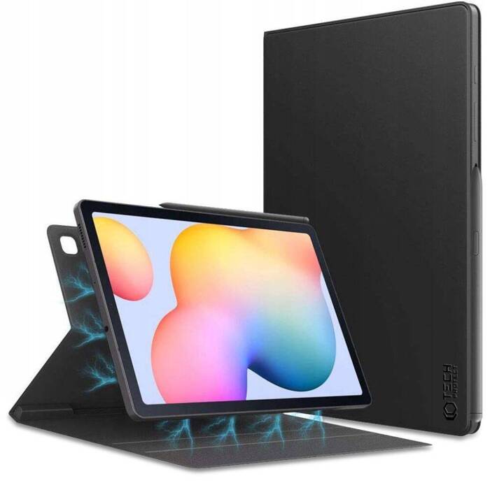 Etui Galaxy Tab S6 Lite 10.4 2020 / 2022 Tech-protect Smartcase Magnetic czarne