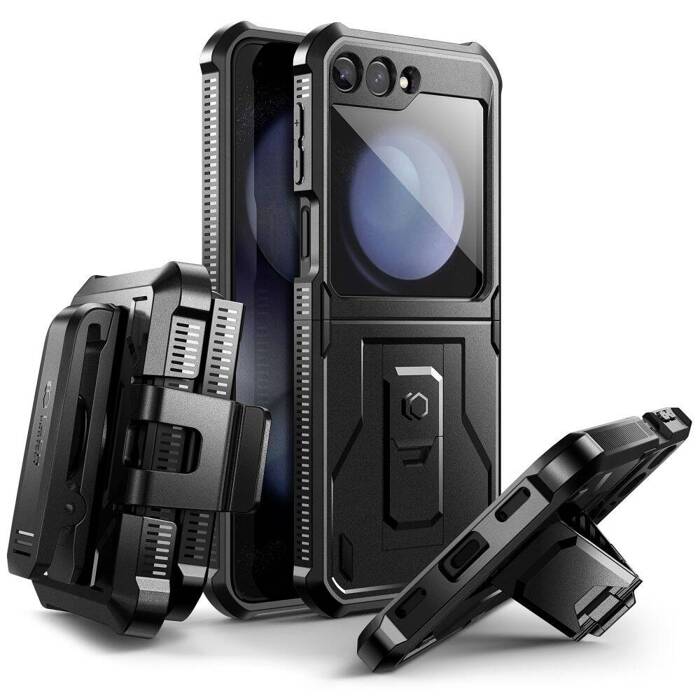 Etui Galaxy Z Flip 5 Tech-protect Kevlar Pro Case Czarny