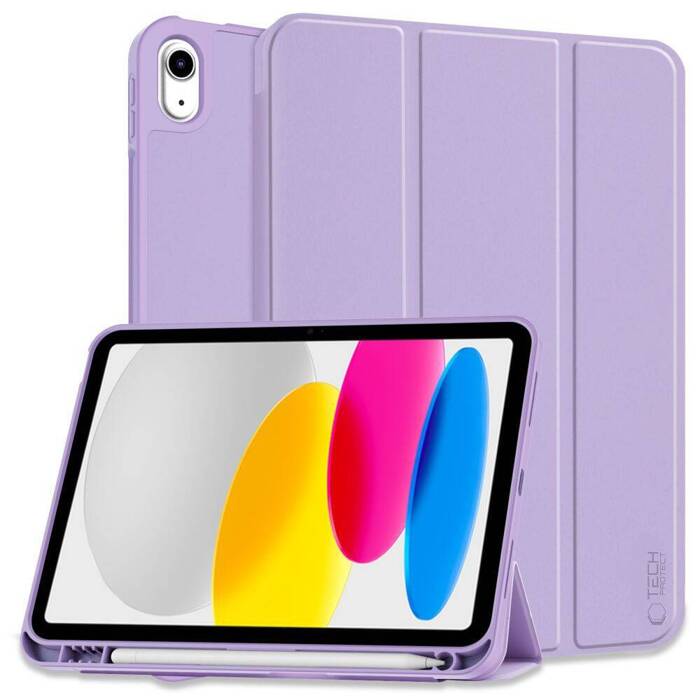 Etui Ipad 10.9 Tech-protect Sc Pen 2022 Fioletowy Case