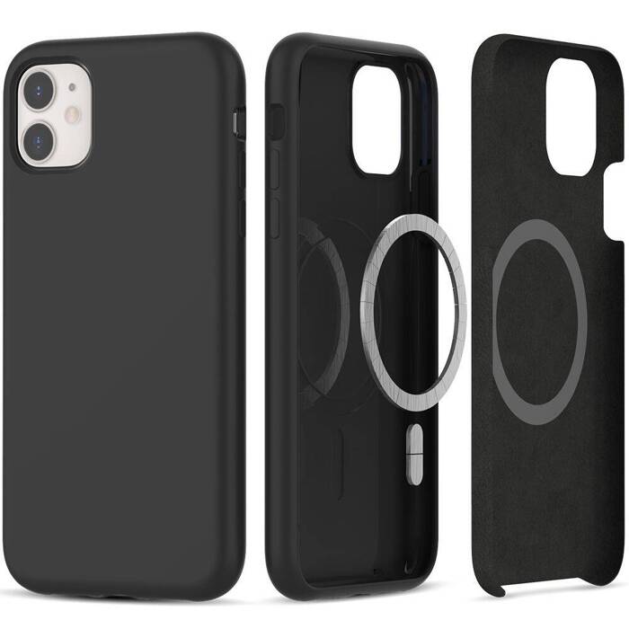 Etui Iphone 11 Tech-protect Silicone Magsafe Case Czarny