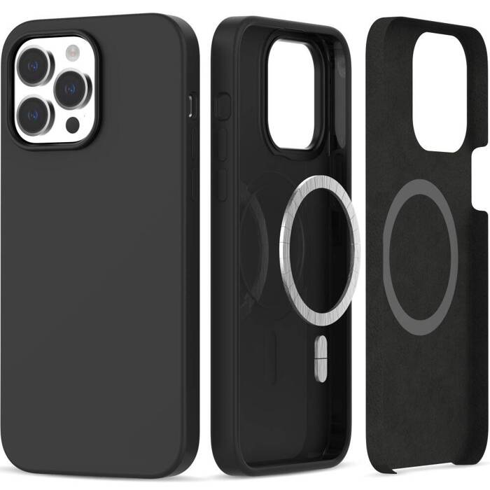 Etui Iphone 14 Pro Max Tech-protect Silicone Magsafe Case Czarny