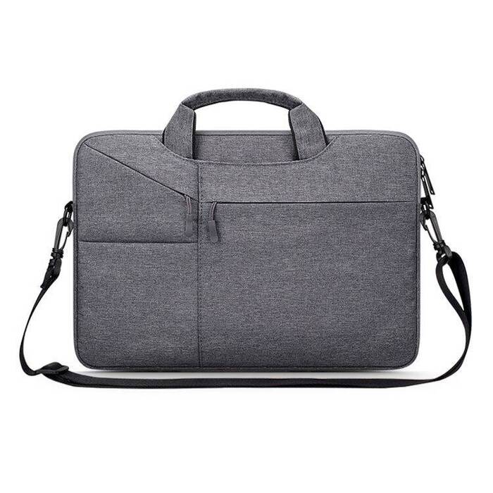Etui Laptop 14 TECH-PROTECT Pocketbag Szare Case Ciemnoszary