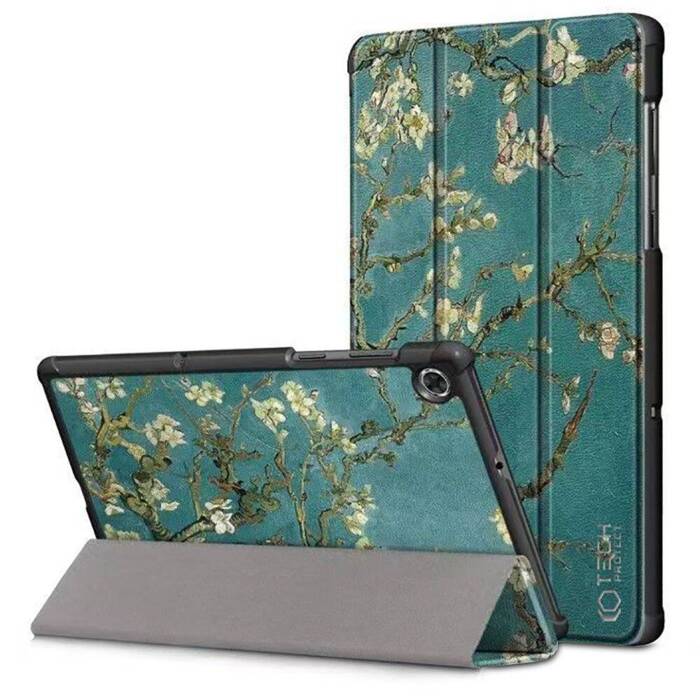 Etui Lenovo Tab M10 Plus TECH-PROTECT Smartcase Sakura Zielone Case