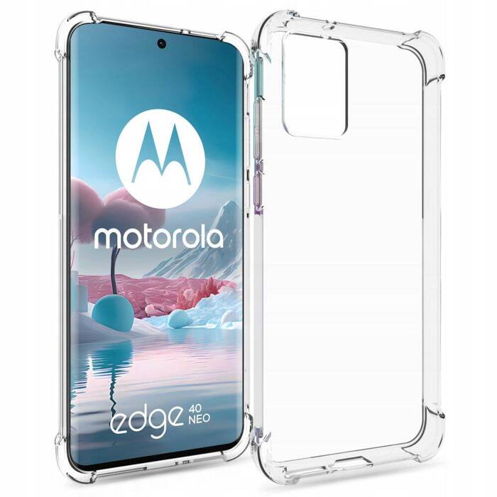 Etui Motorola Edge 40 Neo Tech-protect Flexair Pro ClearCase przezroczyste