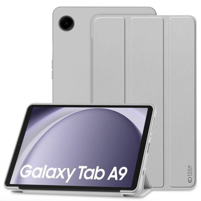 Etui Samsung Galaxy Tab A9 8.7 X110 / X115 Tech-protect Smartcase szary Case