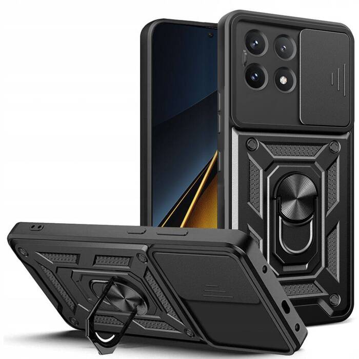 Etui Tech-protect Camshield Pro Xiaomi Poco X6 Pro 5g Black Case