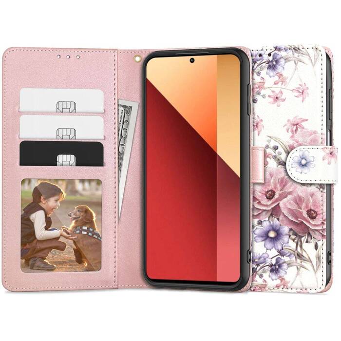 Etui Tech-protect Wallet Xiaomi Redmi Note 13 Pro 4g / Lte Blossom Flower Case