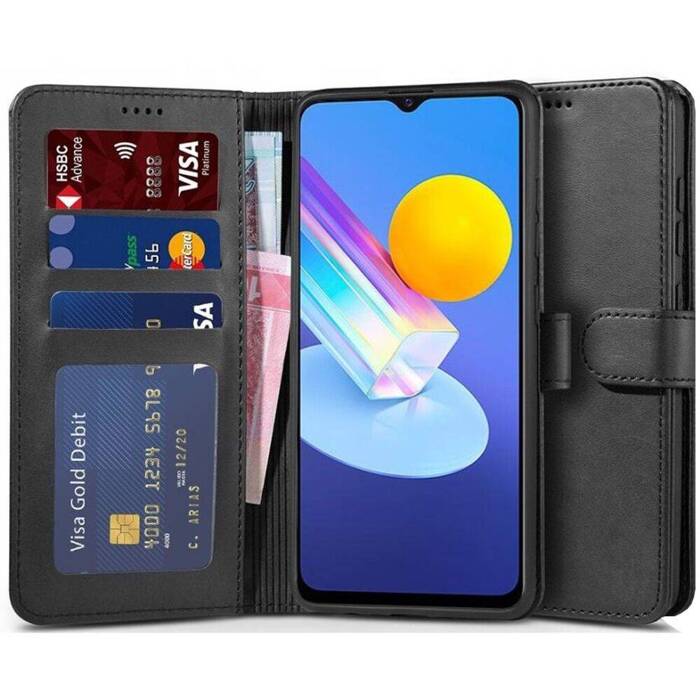 Etui Vivo Y72 Tech-protect Wallet 5g Czarny Case