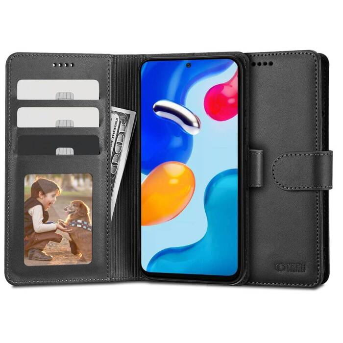 Etui Xiaomi Redmi Note 11 / 11S Tech-Protect Wallet Czarne