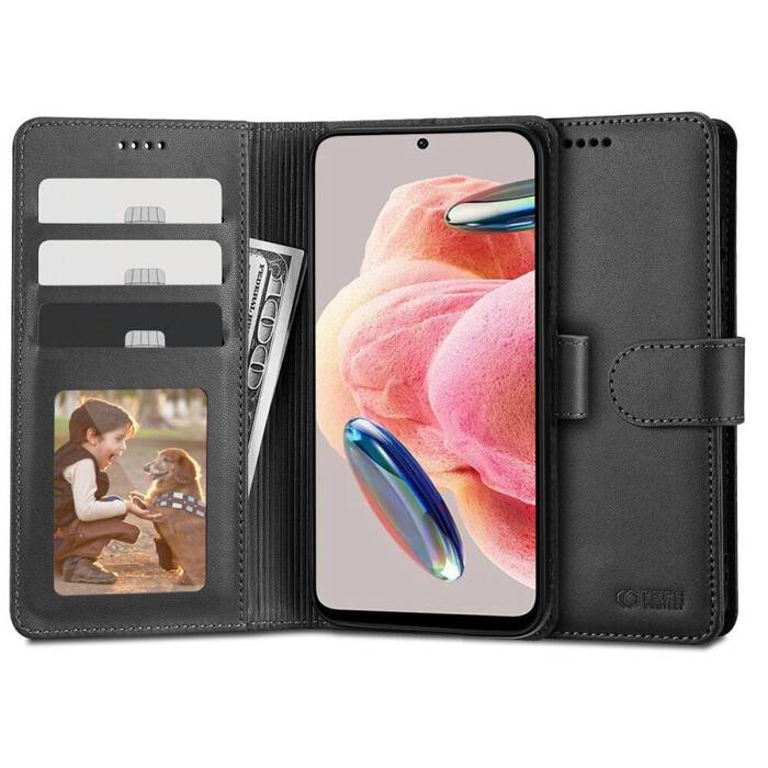 Etui Xiaomi Redmi Note 12 Tech-protect Wallet 4G / Lte Case Czarny