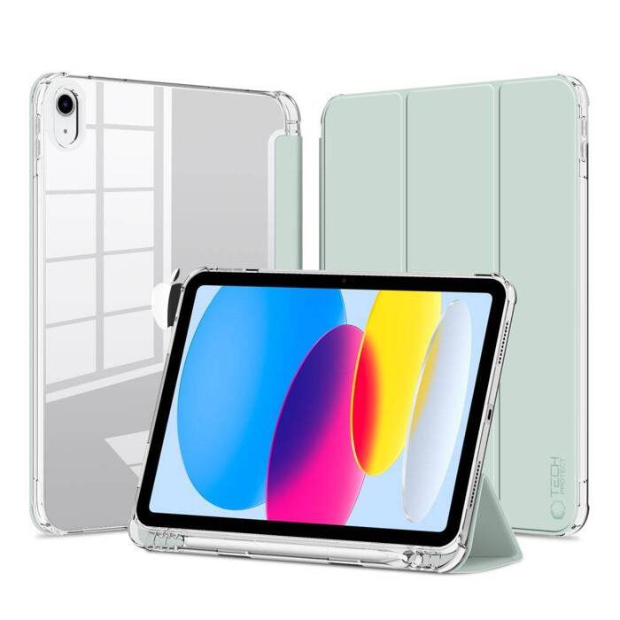 Etui iPad 10.9 2022 Tech-protect Sc Pen Hybrid Zielony Matcha